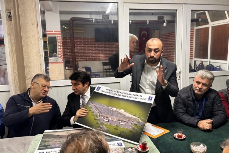 Bursa Kayapa'ya kurulacak katı atık tesisini halka anlattılar