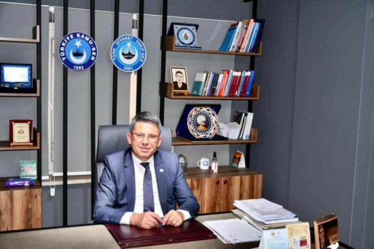 T&uuml;rk Diyanet Vakıf-Sen Genel Başkan Yardımcısı Hilmi Şanlı Bursa'da