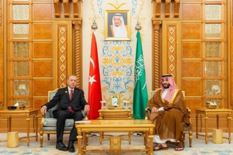 Erdoğan, Suudi Arabistan Veliaht Prensi Selman ile g&ouml;r&uuml;şt&uuml;
