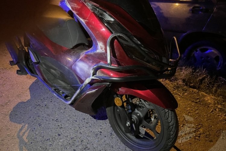 Antalya'da alkoll&uuml; motosiklet s&uuml;r&uuml;c&uuml;s&uuml; hastanelik oldu