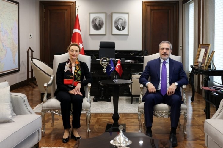 Hakan Fidan, Marija Pejcinovic Buric​​​​​​​ ile g&ouml;r&uuml;şt&uuml;