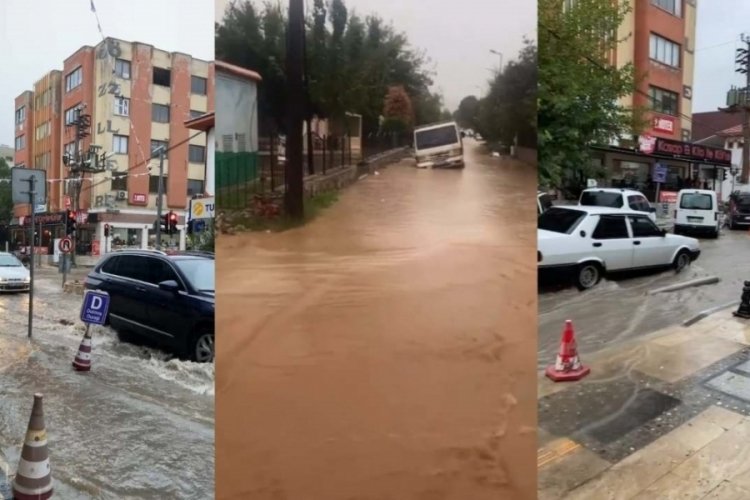 Muğla'da şiddetli yağış hayatı fel&ccedil; etti