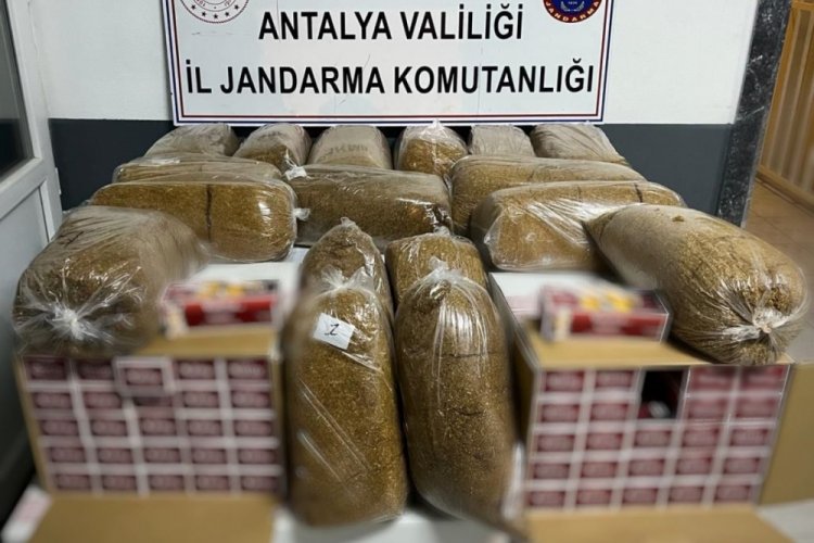 Antalya'da 190 kilogram ka&ccedil;ak t&uuml;t&uuml;n ele ge&ccedil;irildi