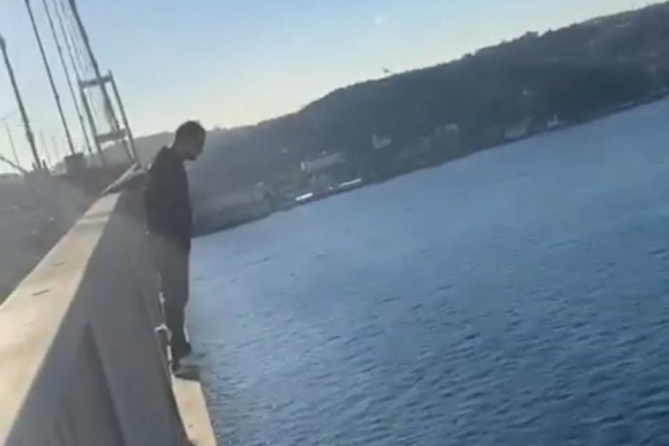 İstanbul'da Şehitler K&ouml;pr&uuml;s&uuml;'nde intihar vakası!