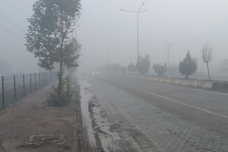 Adıyaman'da sis hayatı zorlaştırdı