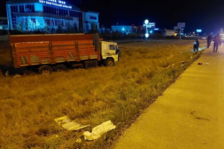 Konya'da korkun&ccedil; kaza! Kamyon tıra &ccedil;arptı