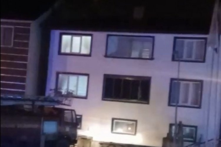 Kastamonu'da hastane yakınında yangın