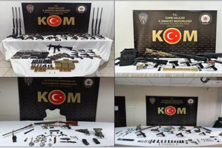 İzmir'de organize su&ccedil; &ouml;rg&uuml;tlerine b&uuml;y&uuml;k darbe!
