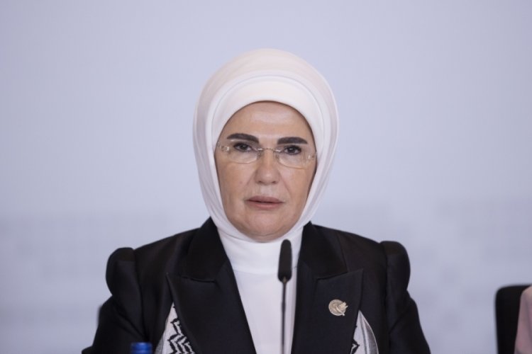 Emine Erdoğan: Filistin ve İsrail i&ccedil;in iki devletli bir &ccedil;&ouml;z&uuml;m diliyoruz