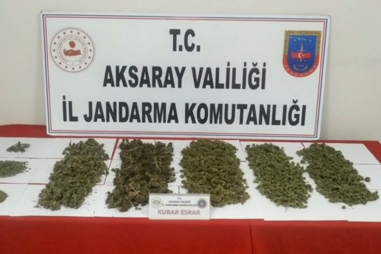 Aksaray'da uyuşturucu tacirlerine jandarma baskını