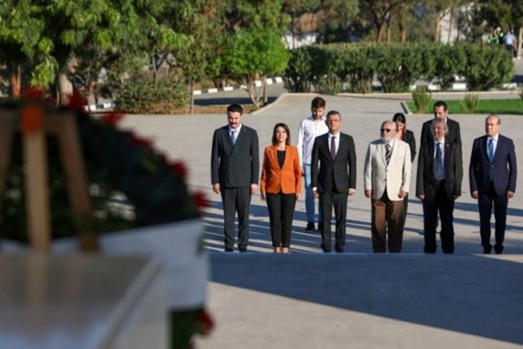 CHP Genel Başkanı &Ouml;zel'in KKTC temasları
