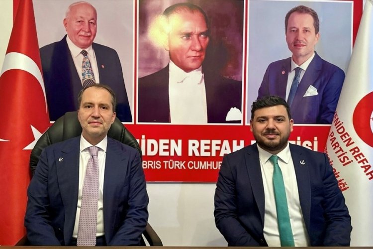 Yeniden Refah Partisi'nin Lefkoşa temsilciliği a&ccedil;ıldı