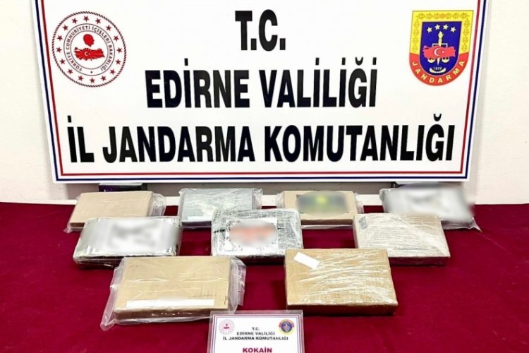 Edirne'de uyuşturucu operasyonu