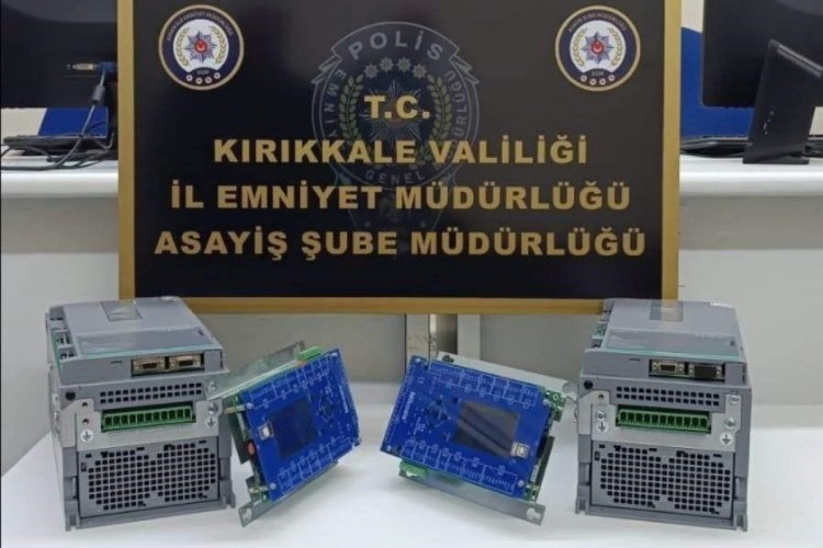 Kırıkkale'de asans&ouml;r par&ccedil;alarını &ccedil;alan hırsız yakalandı