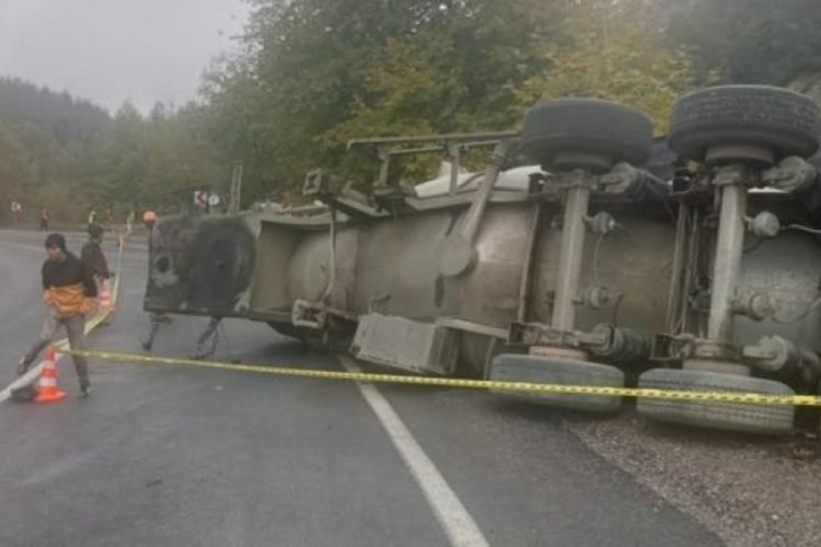 Kahramanmaraş'ta beton mikseri devrildi! S&uuml;r&uuml;c&uuml; hayatını kaybetti