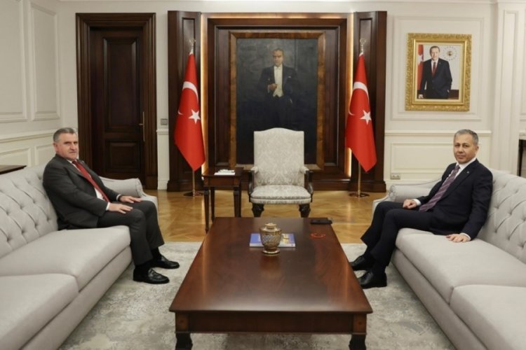 Bakan Bak'tan İ&ccedil;işleri Bakanı Yerlikaya'ya ziyaret