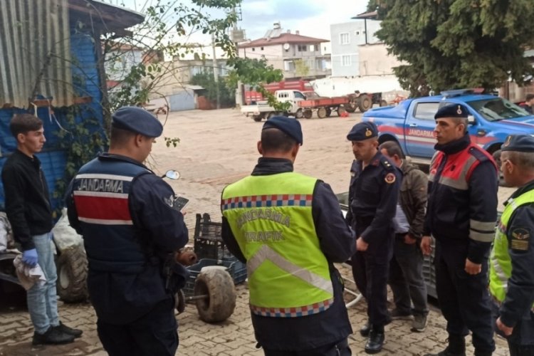 Bursa'da jandarma denetimlere devam ediyor