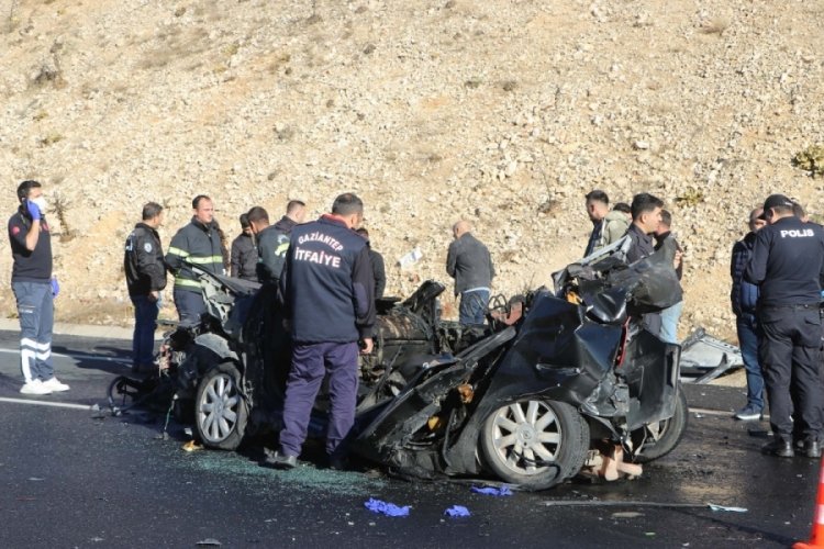 Gaziantep'te zincirleme kaza; 1 &ouml;l&uuml;, 6 yaralı