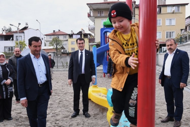 Osmangazi Belediyesi'nden Harmancık'a park