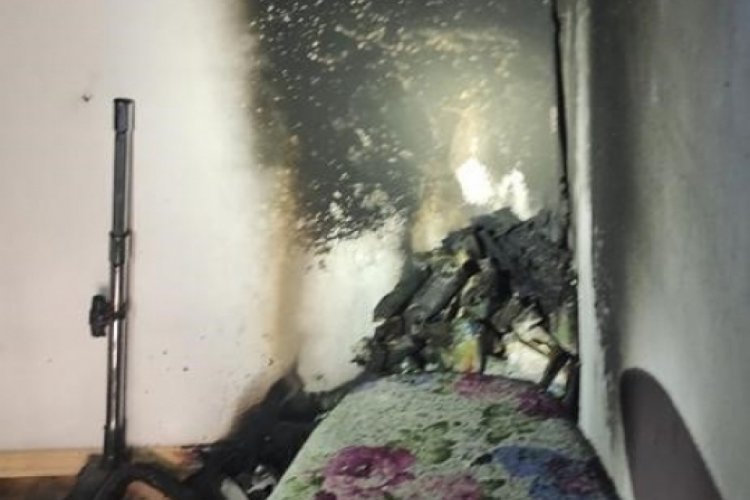 Hatay'da mesken yangını &ccedil;ıktı