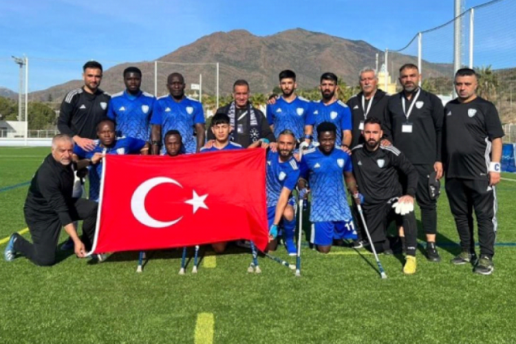 Şahinbey Belediyespor, Avrupa Ampute Futbol Şampiyonu oldu