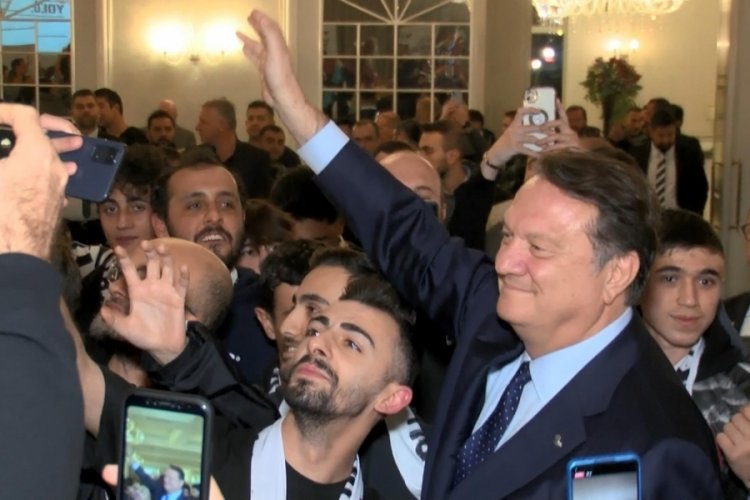 Beşiktaş'ta başkan adayı Hasan Arat, Bursa'ya geldi