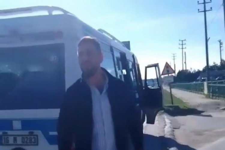 Bursa'da hamile s&uuml;r&uuml;c&uuml; ile tartıştı! T&uuml;rkiye onu izlemişti...