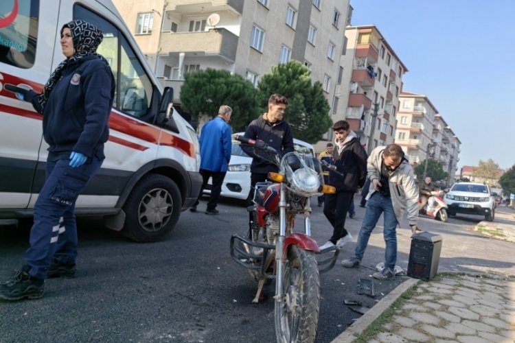 Bursa'da kaza ge&ccedil;irdi, acısını unutup bilgisayarını sordu
