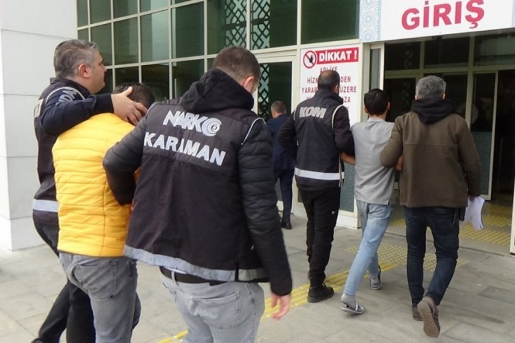 Karaman'da uyuşturucu operasyonu! 2 tutuklama