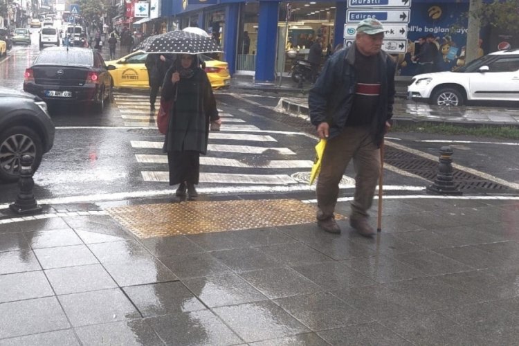 Tekirdağ'da sağanak yağış