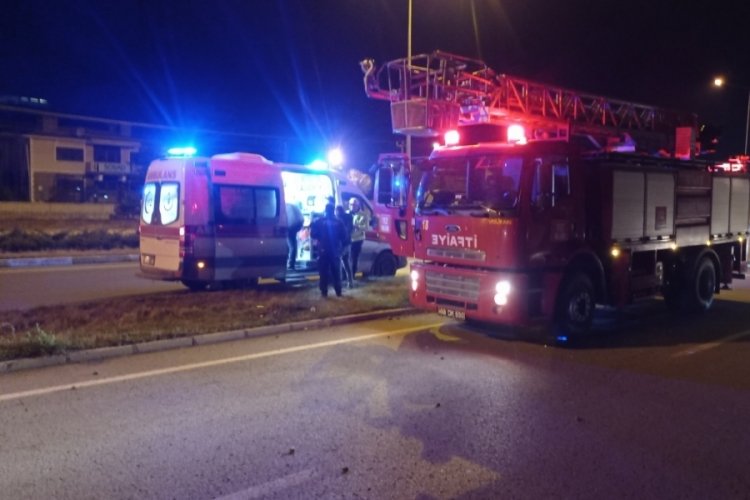 Sivas'ta karısını &ouml;ld&uuml;resiye darp edip ka&ccedil;maya &ccedil;alıştı! Kaza yaptı