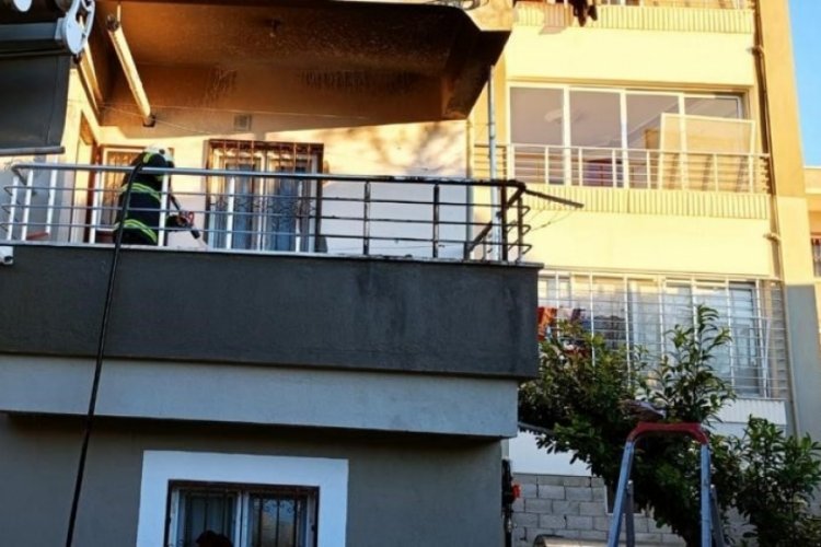Hatay'da mutfak t&uuml;p&uuml; patladı, yangın &ccedil;ıktı