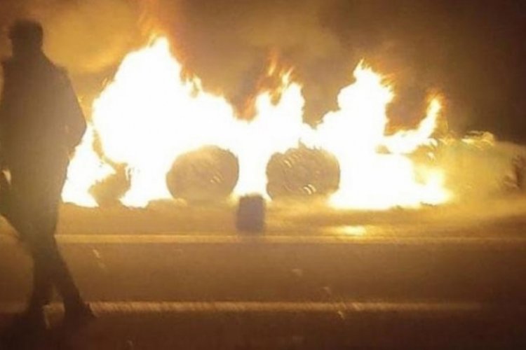 Diyarbakır'da cayır cayır yandı!