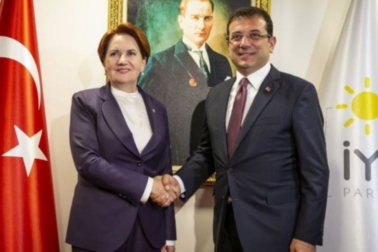 İmamoğlu, Meral Akşener ile g&ouml;r&uuml;şt&uuml;