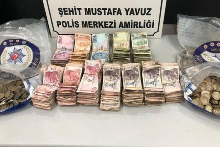 İzmir'de dilencinin &uuml;zerinden 16 bin lira &ccedil;ıktı