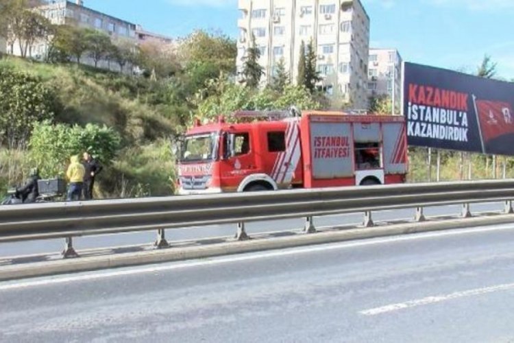 İstanbul'da otomobil şarampole yuvarlandı