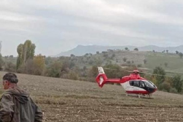 Diyarbakır'da kolunu mısır hasat makinesine kaptırdı!