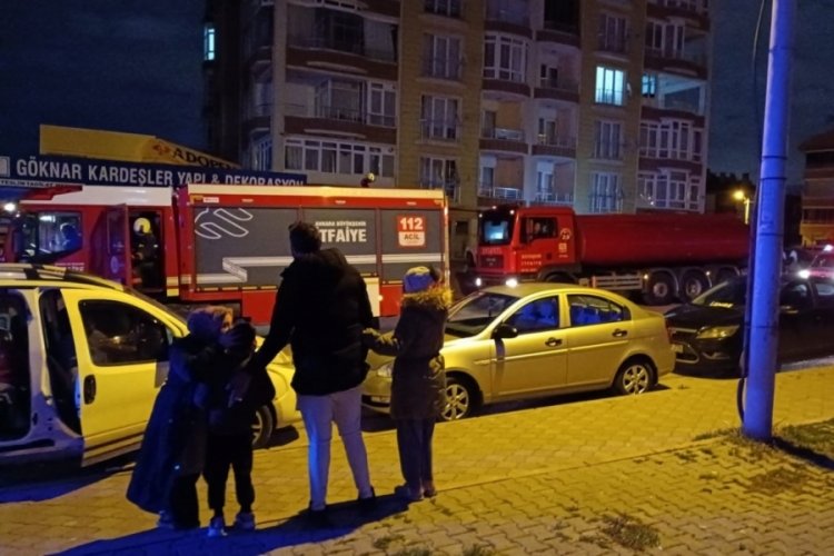 Ankara'da teras katta yangın