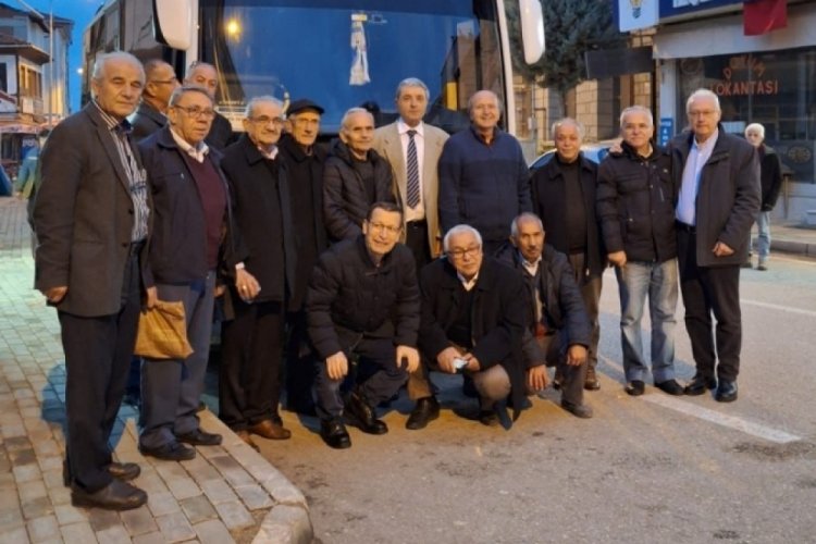 Orhaneli Lisesi'nden Nebehat hocaya ziyaret