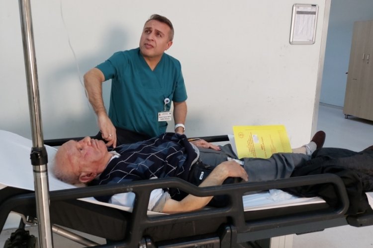 Samsun'da yanarak yaralanan yaşlı adam huzurevinde kalmak i&ccedil;in yardım istedi