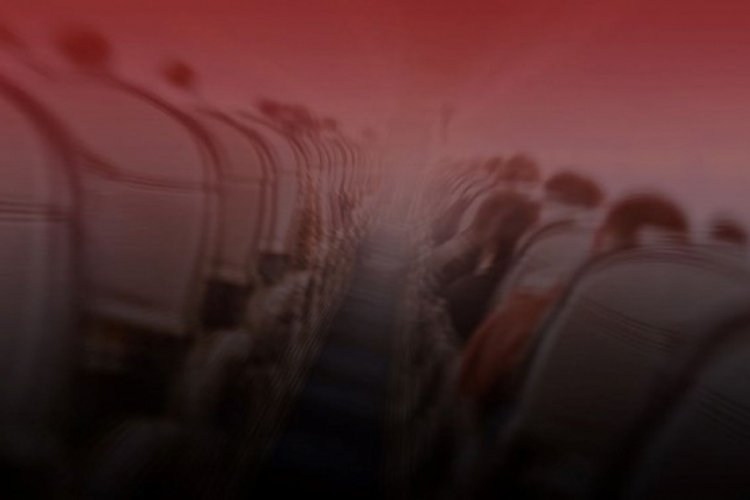 Zorunlu iniş yapan Diyarbakır u&ccedil;ağında panik anları kamerada