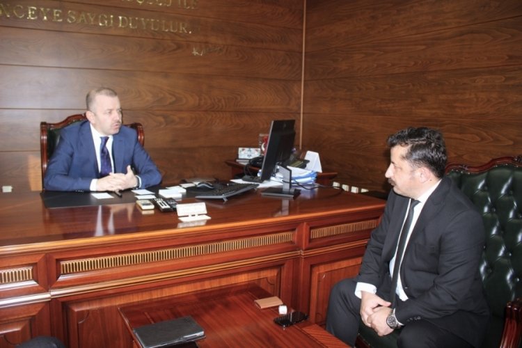 NİLTİMDER y&ouml;netimi Nil&uuml;fer Kaymakamı Murat S&uuml;zen'i ziyaret etti