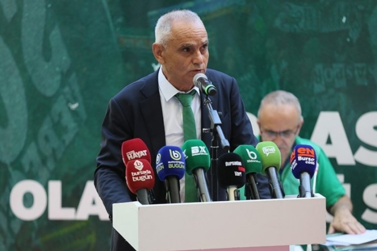 Bursaspor Başkanı G&uuml;nay: Bir yasak daha kul&uuml;b&uuml;n kapanması demek