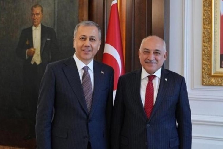 TFF Başkanı, Bakan Yerlikaya'yı ziyaret etti