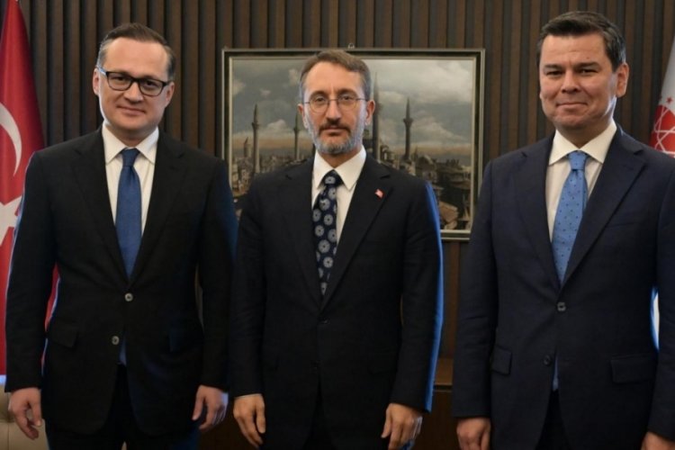 İletişim Başkanı Altun, &Ouml;zbekistan enformasyon heyetiyle bir araya geldi