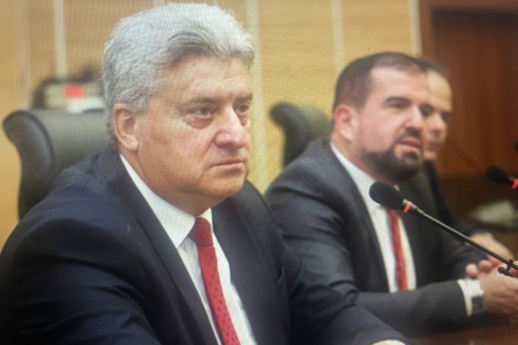 Edirne'de Eski Kuzey Makedonya Cumhurbaşkanı Ivanov &ouml;ğrencilerle bir araya geldi