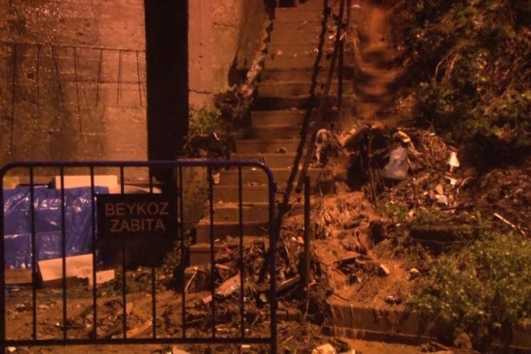 İstanbul Beykoz'da toprak kayması: 3 ev boşaltıldı
