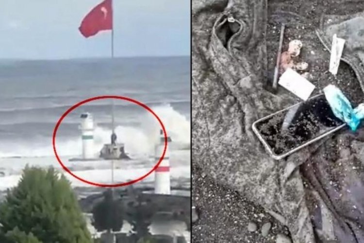 Trabzon'da 2 liseli dalgalara kapılmıştı! Hırka, cep telefonu ve kalem bulundu
