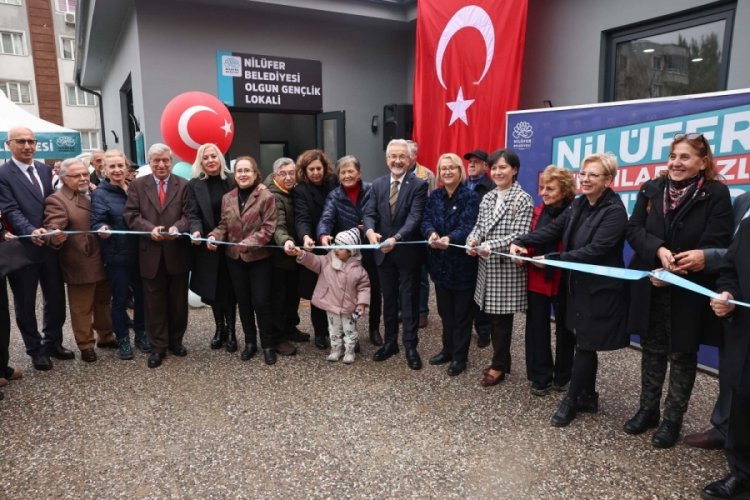 Bursa'da Emekliler Meclisi Parkı ve Olgun Gen&ccedil;lik Lokali t&ouml;renle hizmete a&ccedil;ıldı