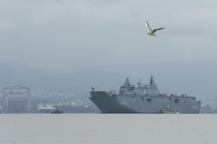 TCG Anadolu Kocaeli'de ziyarete a&ccedil;ıldı